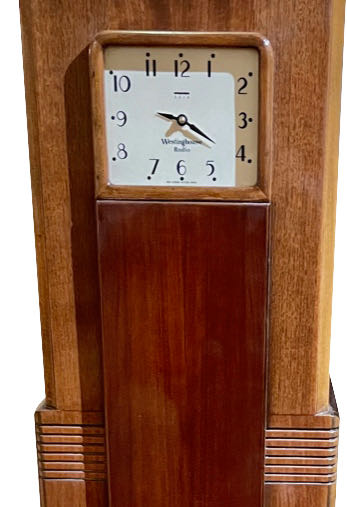 Raymond Loewy for Westinghouse Columaire Skyscraper Grandmother Clock Radio