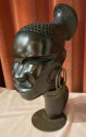 Karl Hagenauer Bronze Wood Sculpture Head of African Woman 1930