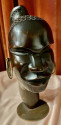 Karl Hagenauer Bronze Wood Sculpture Head of African Woman 1930