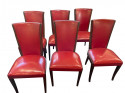 6 Art Deco French Dining Room or Side Chairs
