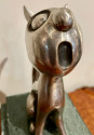 André Vincent Becquerel Cat Sculpture Bronze Art Deco
