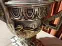 Art Deco Egyptian Revival  Silver and Brass Jardiniere Set