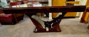 French Art Deco Rosewood Dining Table with Matching Extensions