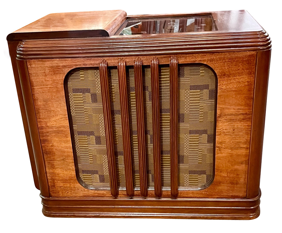 Zenith 9S244 1938 Chairside Art Deco Radio