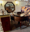 This 1937 Streamline Art Deco Butterfly Wurlitzer Baby Grand Piano