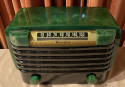 Bendix 526C Catalin Radio in Bright Jadeite Green w/ Intense Marbleizing Bluetooth
