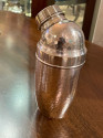Petite Personal Hammered Silver Cocktail Shaker