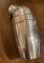 Petite Personal Hammered Silver Cocktail Shaker