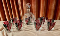 Art Deco Decanter and Whiskey Set in Style of Karl Palda