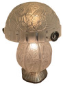 Daum Art Deco Double Globe Table Lamp