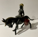 Hagenauer Wein Sculpture Woman On Donkey