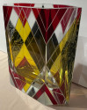 Czech Glass Art Deco Vase by Karl Palda