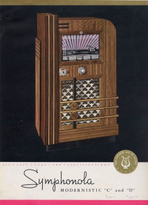 Seeburg Symphonola Modernistic Model C 1936 Restored Juke Box