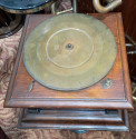 Antique Oak Victor Victor I Victrola Phonograph Talking Machine with Horn