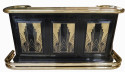 Art Deco Bar Custom Finish Black and Gold One of a Kind
