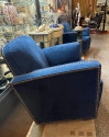 Art Deco Classic Club Chairs Original Pair