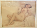 Lucien Boulier French Painter Nude c 1930 Original