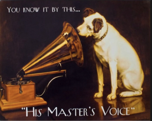 his master's voice