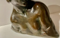 vAmedeo Gennarelli Bronze Bust Art Deco Woman