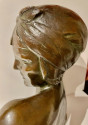 Amedeo Gennarelli Bronze Bust Art Deco Woman