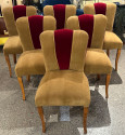 Art Deco Dining Room or Side Chairs French Style Mohair