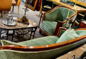 Jules Leleu Vintage French Art Deco Sofa Suite with Pair of Chairs Restored