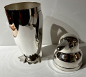 Napier Silver-plated Penguin Cocktail Shaker 1936