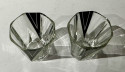 Czech Modernist Decanter Set Art Deco Six Glasses