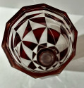 Art Deco Czech Glass Vase Rare