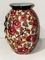 Art Deco Vase by Raymond Chevalier for Boch La Louviere Beautiful Floral Design