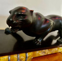 Art Deco Panther Sculpture By Guy Debe French