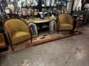 Art Deco Style Club Tub Chairs French style