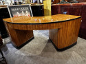 The Executive Art Deco Professional Executive Desk in Zebra Wood 