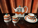 Petite Art Deco Tea Set for One