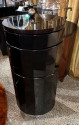 Fluted Art Deco Round Stack Bar Cart