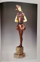 Roland Paris Bronze & Ivoroid Jester Statue Rare Condition