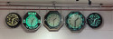 Custom Neon Wurlitzer Wall Clock Art Deco