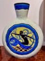Longwy Primavera Africanist Art Deco Vase Rare