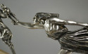 Silvered Bronze Art Deco Statue by Aurore Onu 