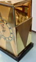 Modernique Clock by Paul Frankl Art Deco Skyscraper Telechron Clock 1928 Gold Two-tone