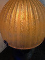 Daum Nancy Art Deco Globe Iron Table Lamp Circa 1925 signed Katona