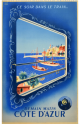 Vintage French Poster Côte d'Azur