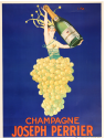 Grand French Postrer for Joseph Perrier Champagne 1928