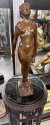 French Art Deco Bathing Nude Female Statue by Guillaume Dumont 1923