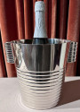 Christofle Luc Lanel Normandie Art Deco Ondulations Champagne Bucket