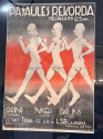 Race Walking 25 KM World Record Attempt Art Deco Poster