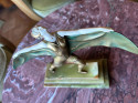 Ferdinand Preiss, circa 1925 'Bat Dancer' Cold Painted Bronze Sculpture Art Deco