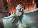 Ferdinand Preiss, circa 1925 'Bat Dancer' Cold Painted Bronze Sculpture Art Deco