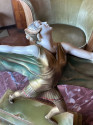 Ferdinand Preiss, circa 1925 'Bat Dancer' Cold Painted Bronze Sculpture Art Deco