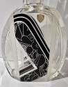 Decanter and Glasses by Karl Palda with Black Modernist Pattern